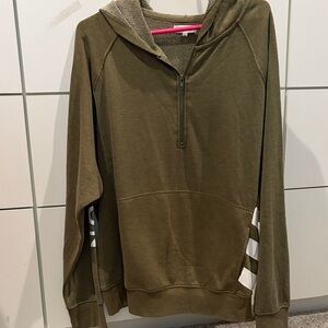 Olive Green Peloton Zip Up